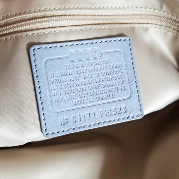 **SOLD*** on another platform. Authentic Coach Penelope leather satchel - Picture 11 of 14